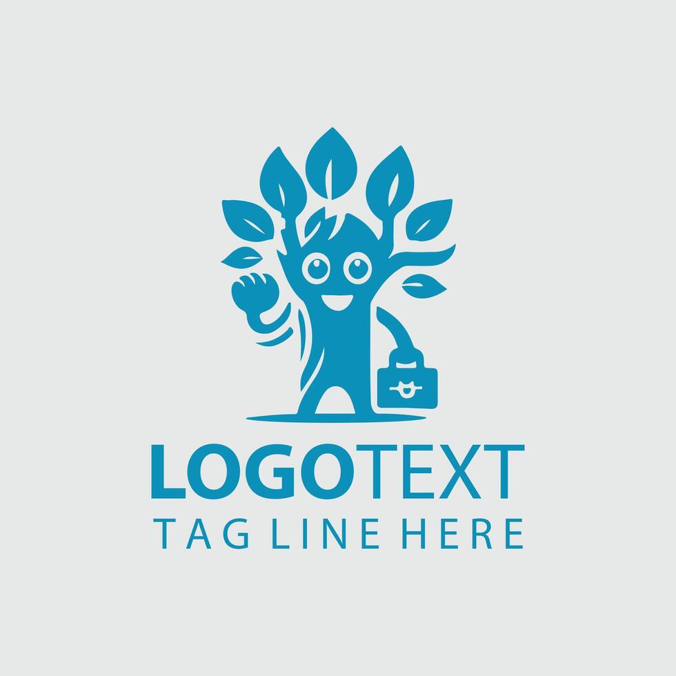 Cedar wood crest Mascot tree design vector