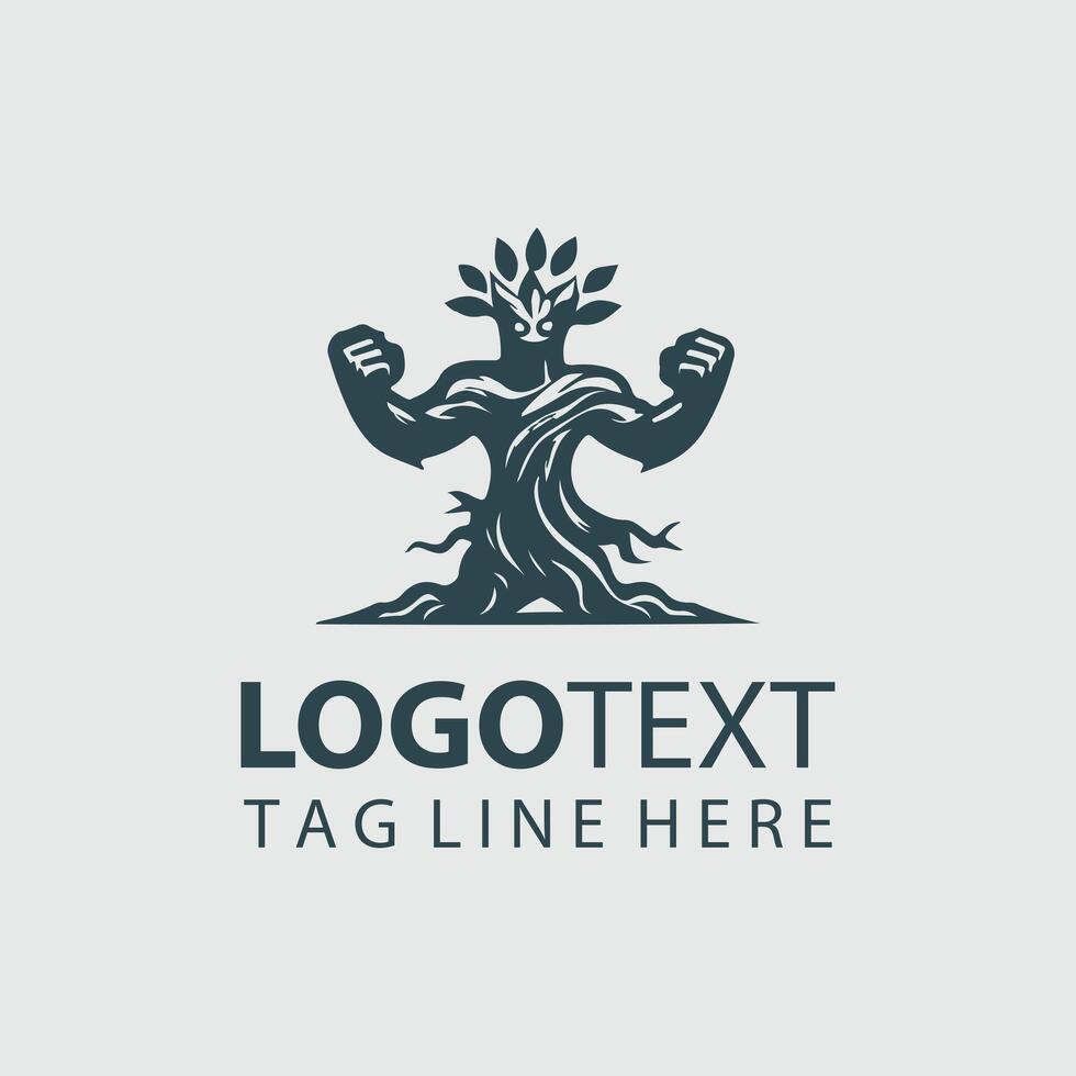 Elmshade Mascot tree design vector
