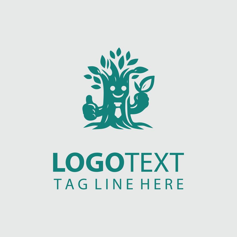 Arborcrest Mascot tree design vector