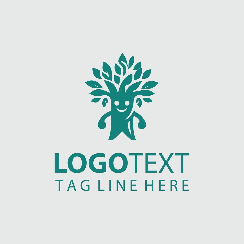 Pinehaven Mascot tree design vector