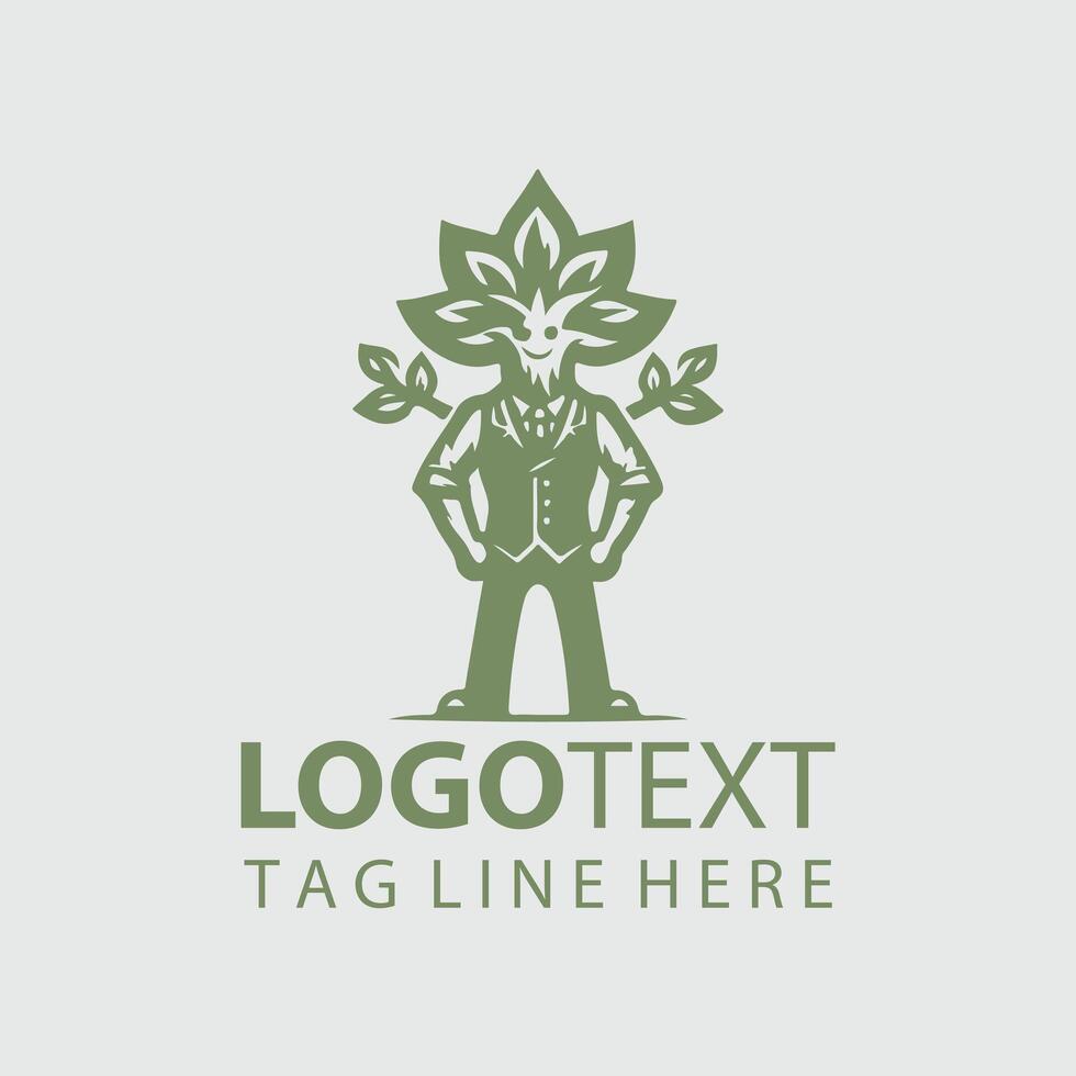 Timber Tyrant Mascot tree design vector