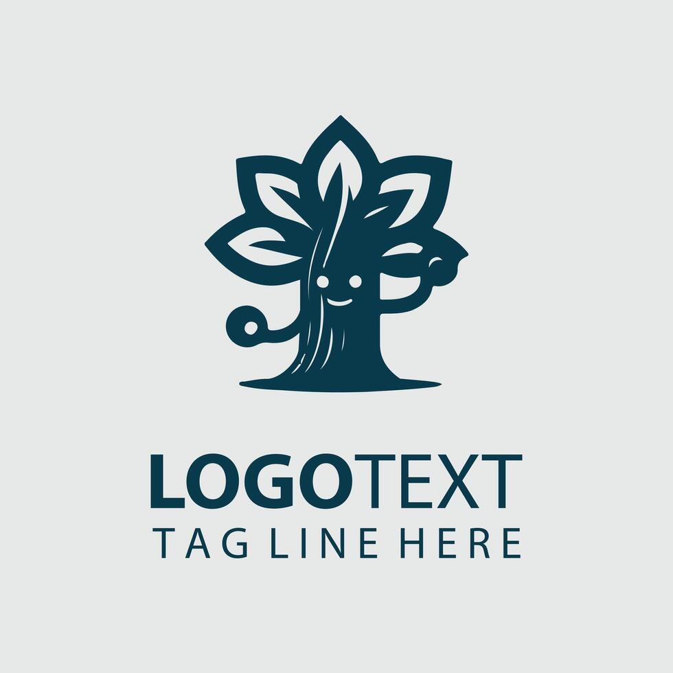 Forest Phantom Mascot tree design vector