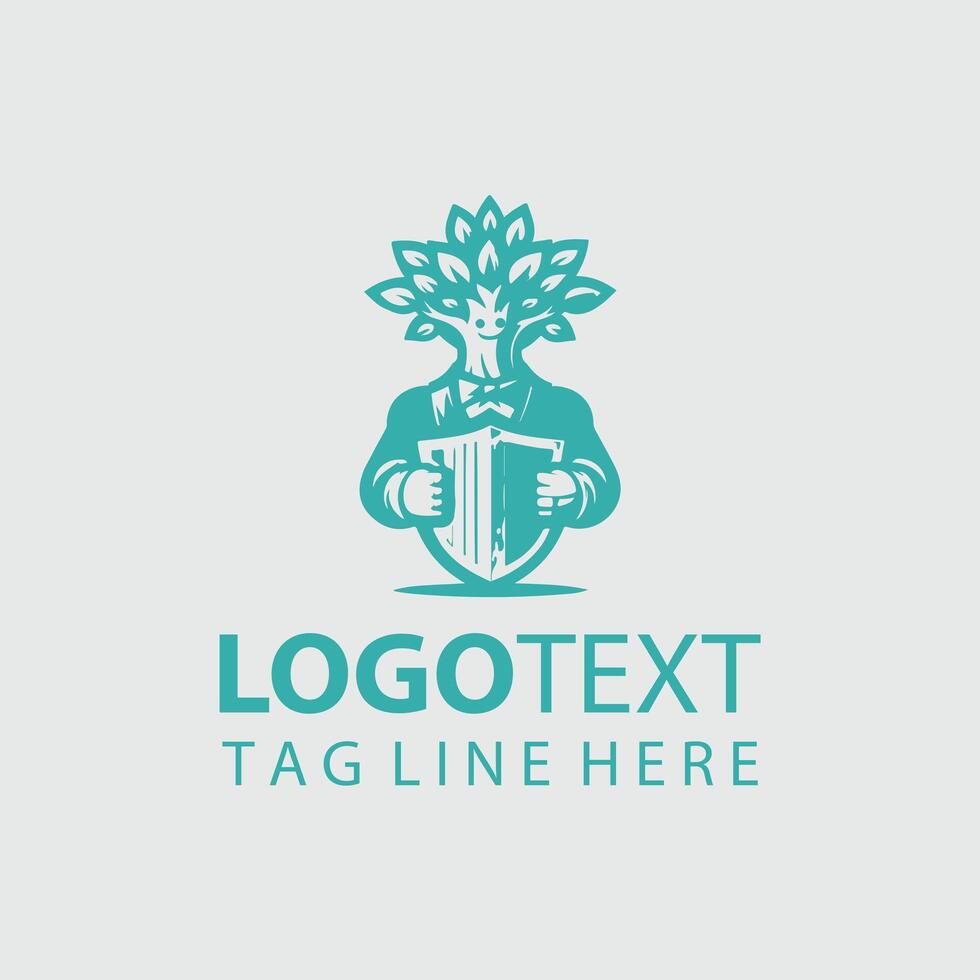 Branch Buddy Mascot tree design vector