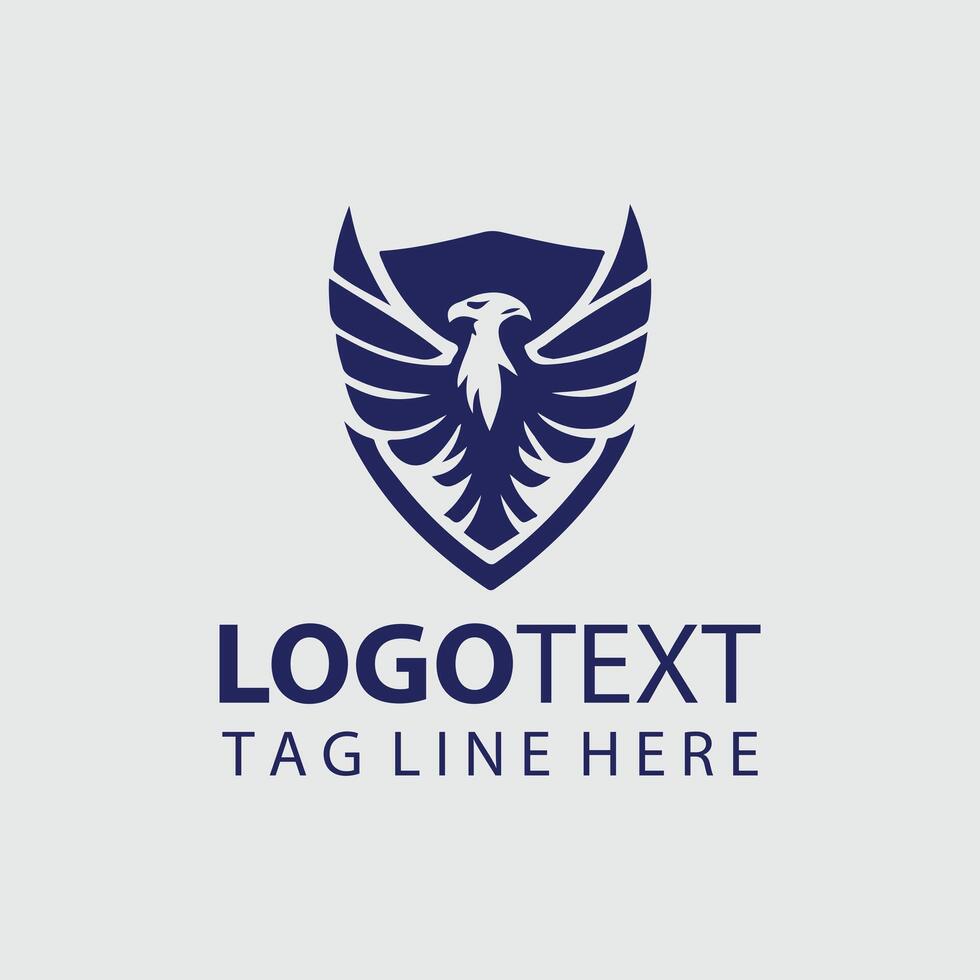 Airborne Aegis Eagle Shield Design vector