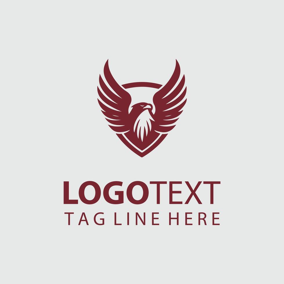 Iron Eagle Shield Logo vector