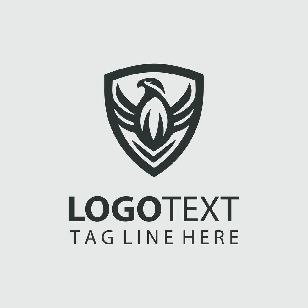Royal Talons Eagle Shield Logo vector
