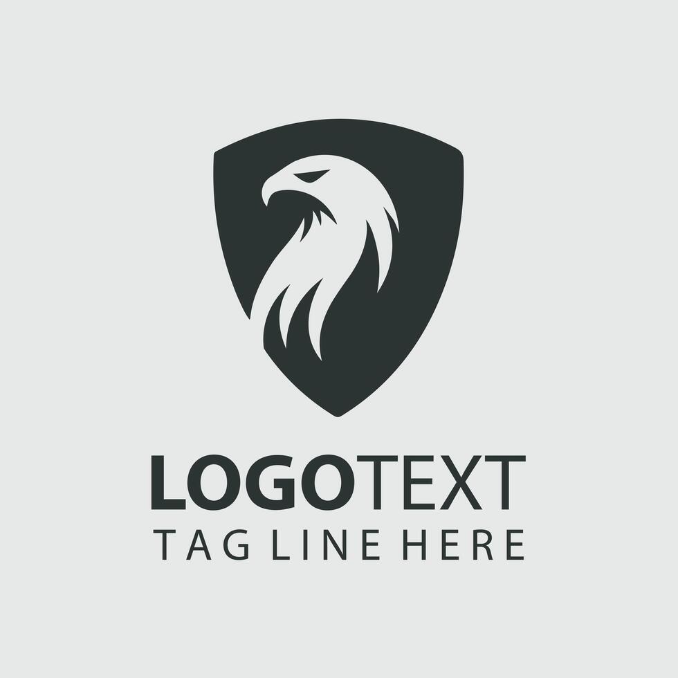 Guardian Flight Eagle Shield Logo vector