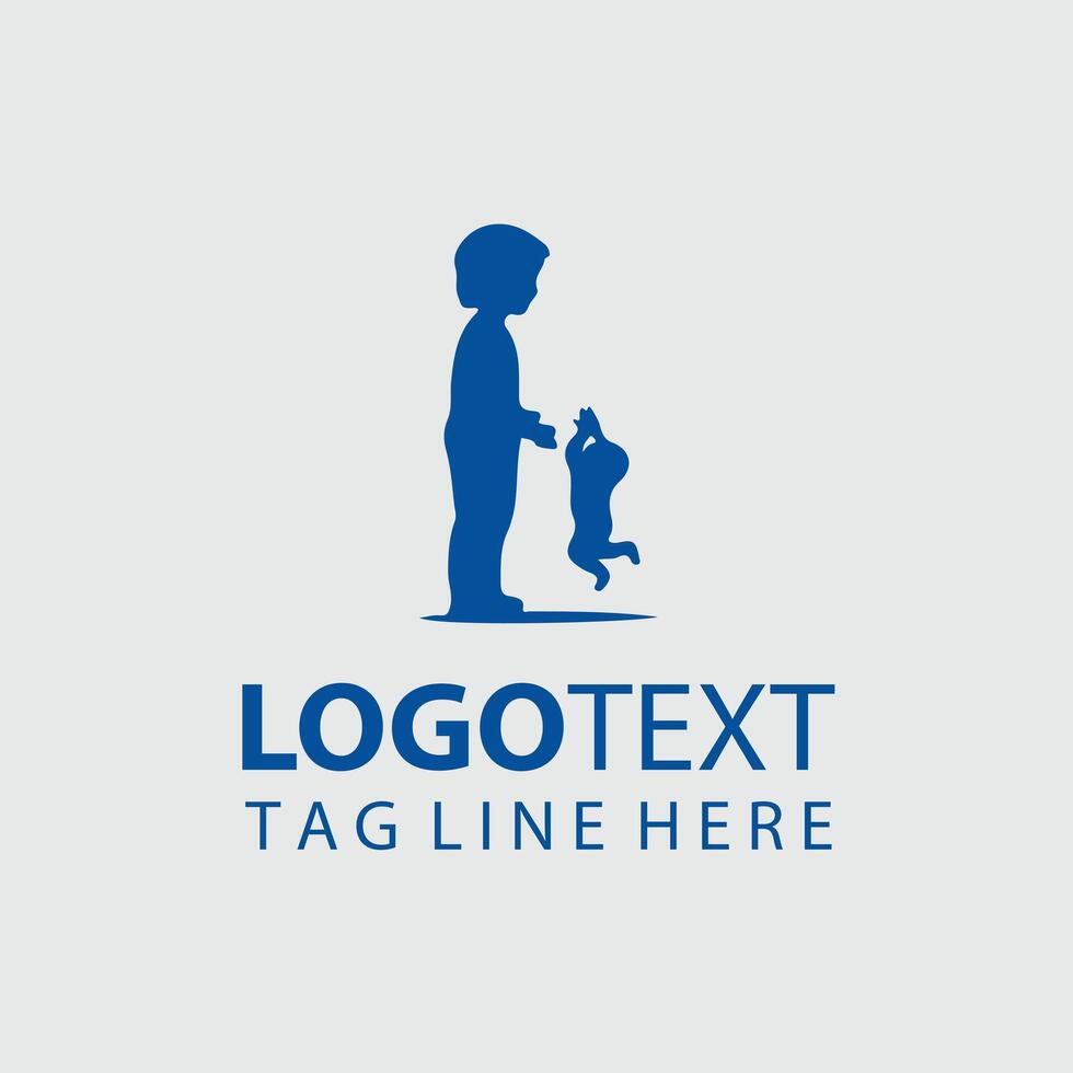 Dreamy Outline Child silhouette Design vector