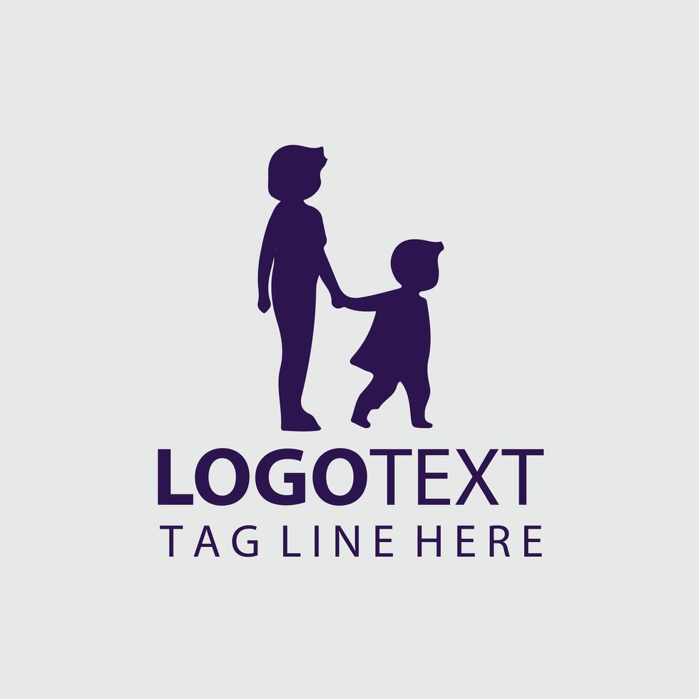 Child Light Child silhouette Design vector
