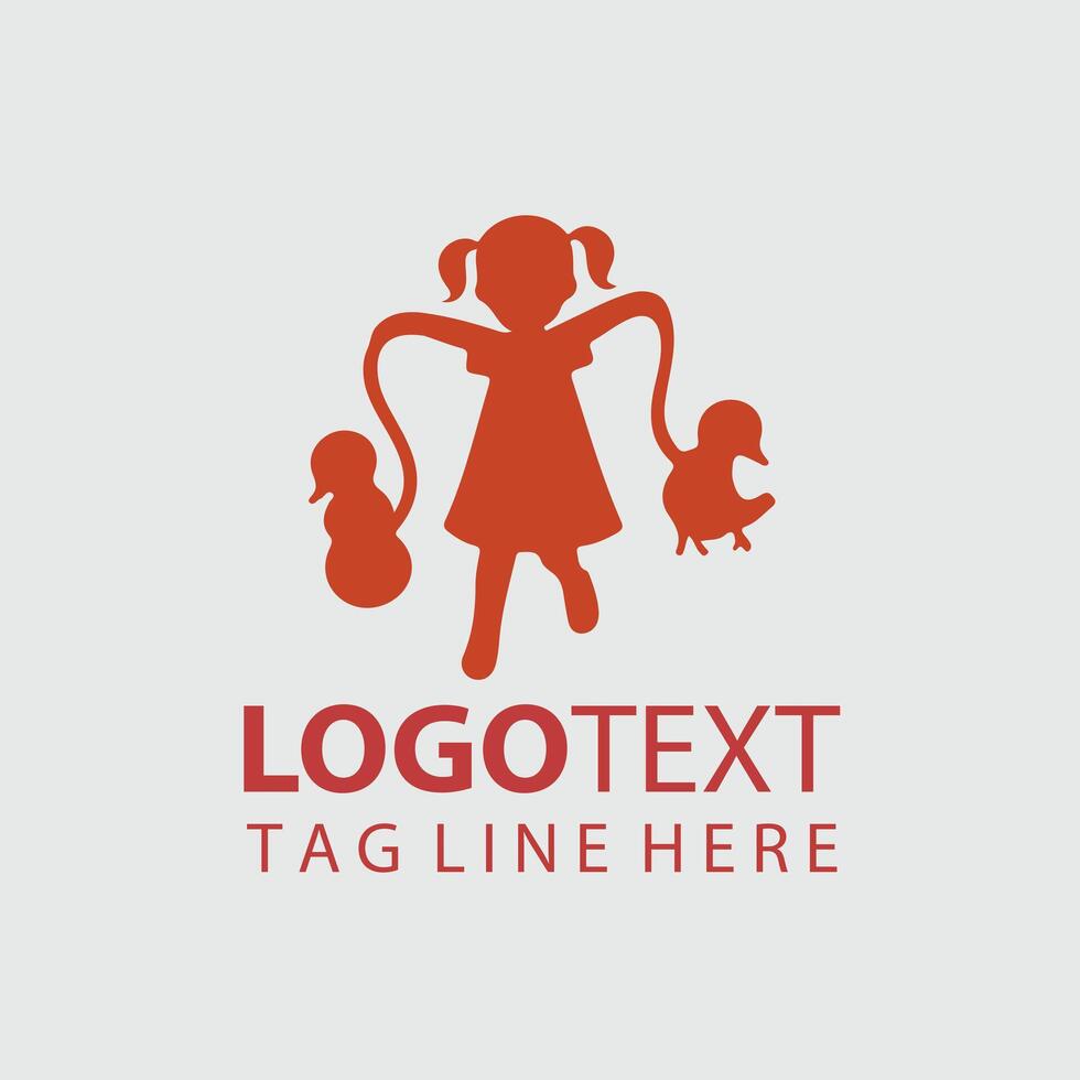 Dream Outline Child silhouette Design vector