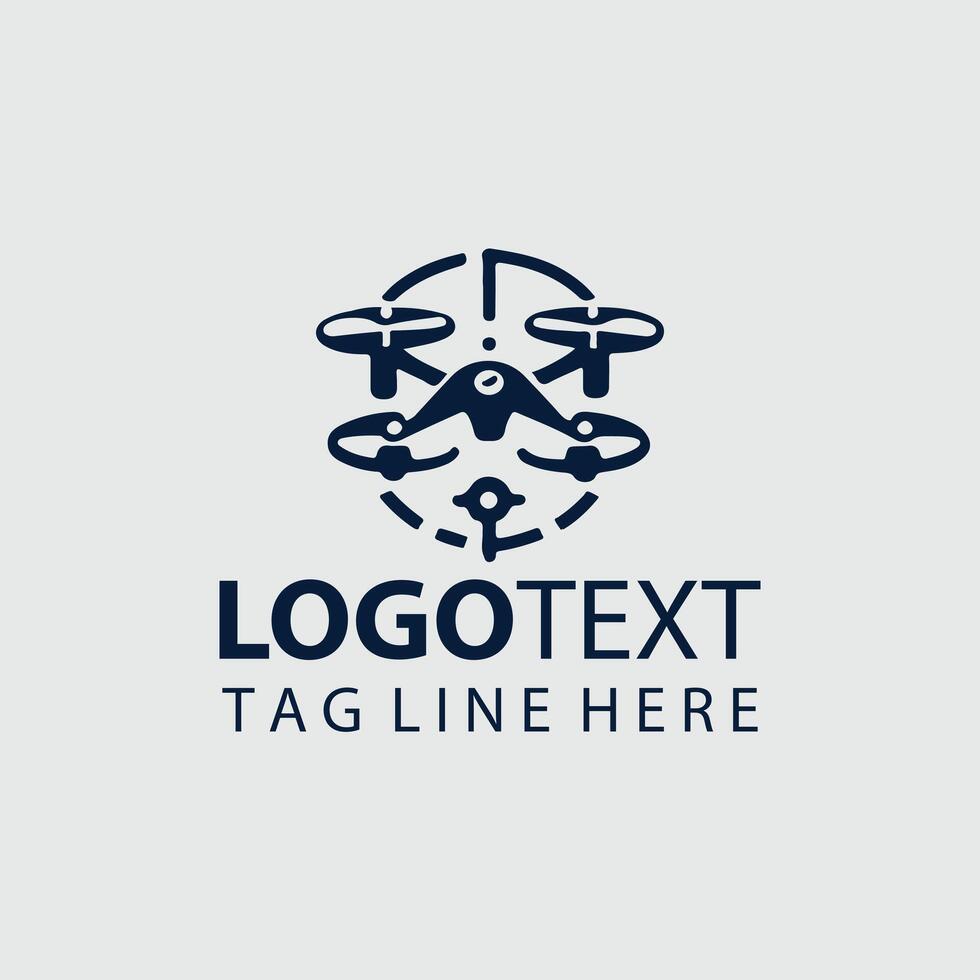 Air Path Drone design vector