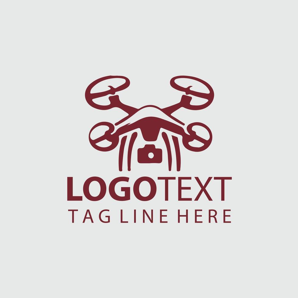 Air Tracker drone logo vector