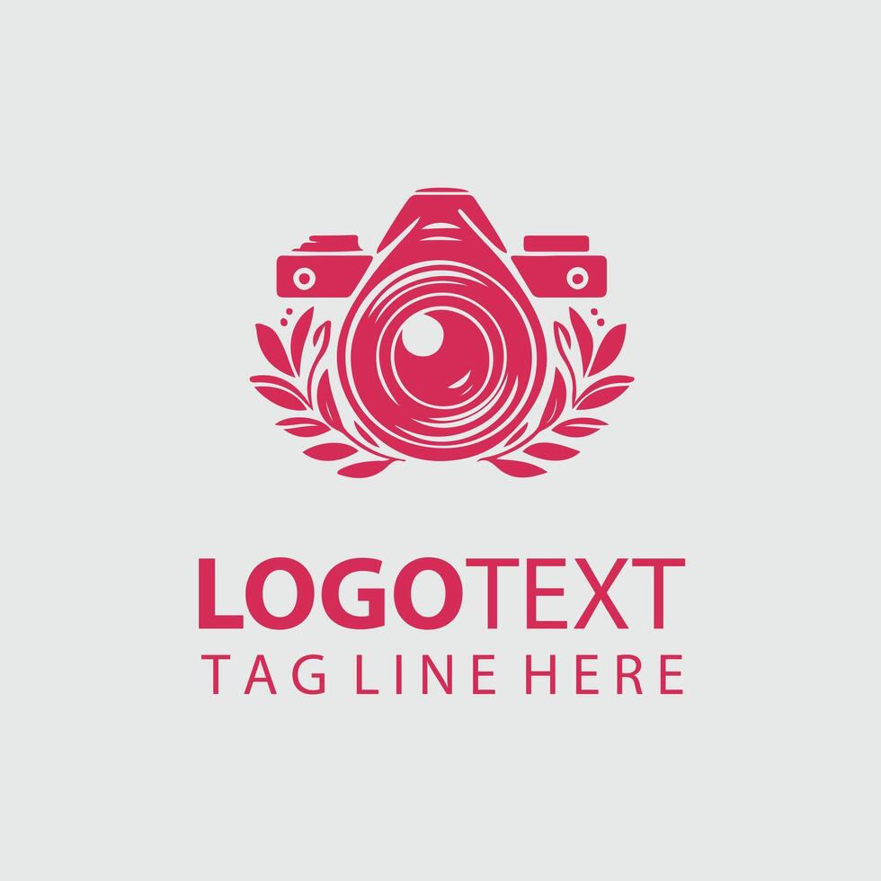 Bloom Shot Floral camera design vector