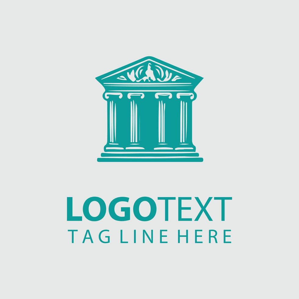 The Monumental Classical Column Design vector