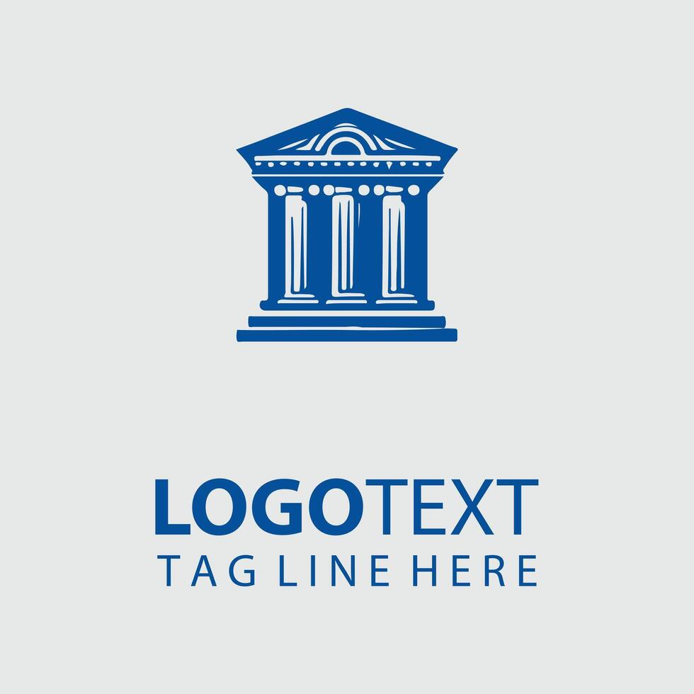 Architectural Legacy Classical Column Design vector