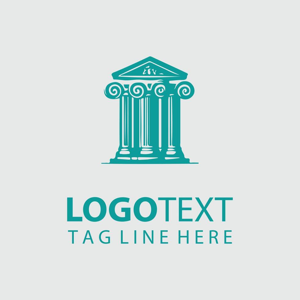 Pillar Evolution Classical Column Design vector