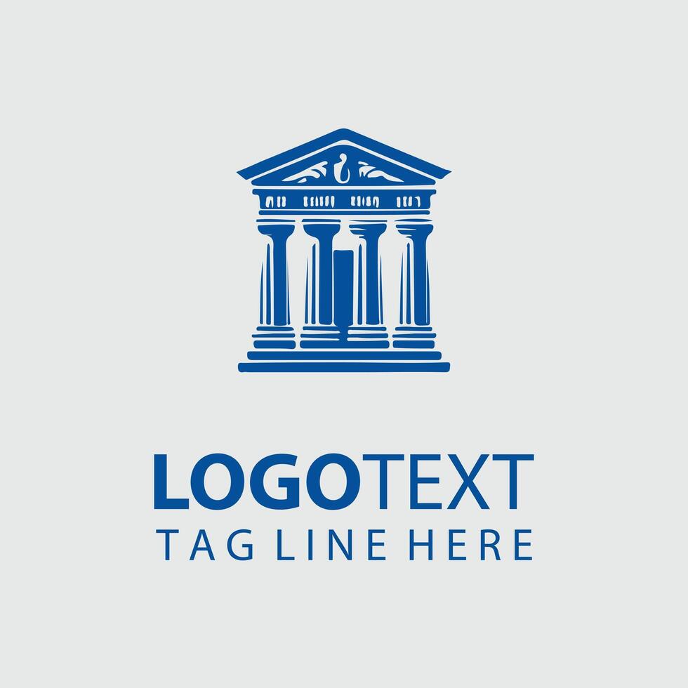 Iconic Pillars Studios Classical Column Design vector
