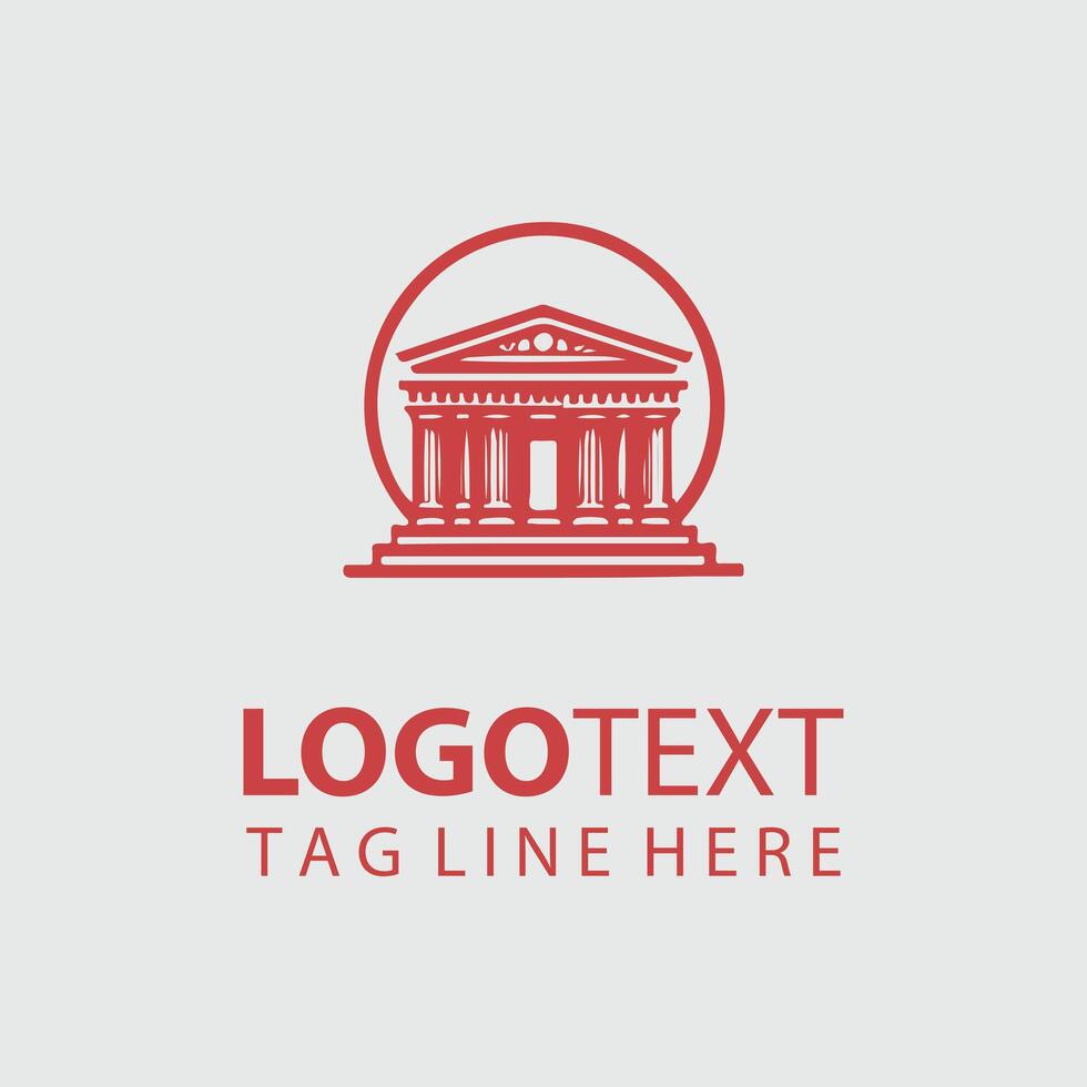 Pillar of Prestige Classical Column Design vector