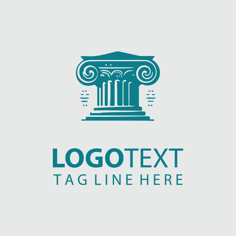 The Pillar Effect Classical Column Design vector
