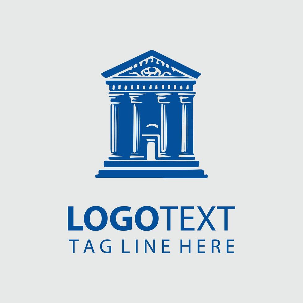 Pillars of Prestige Classical Column Logo vector