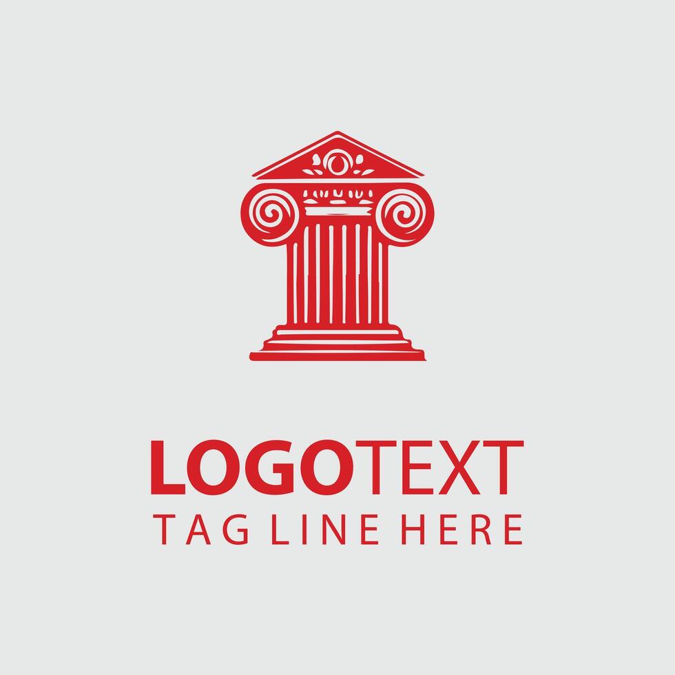 The Classical Pillar Logo vector