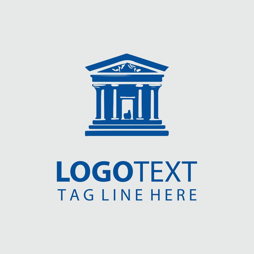 Timeless Pillars of Art Classical Column Logo vector