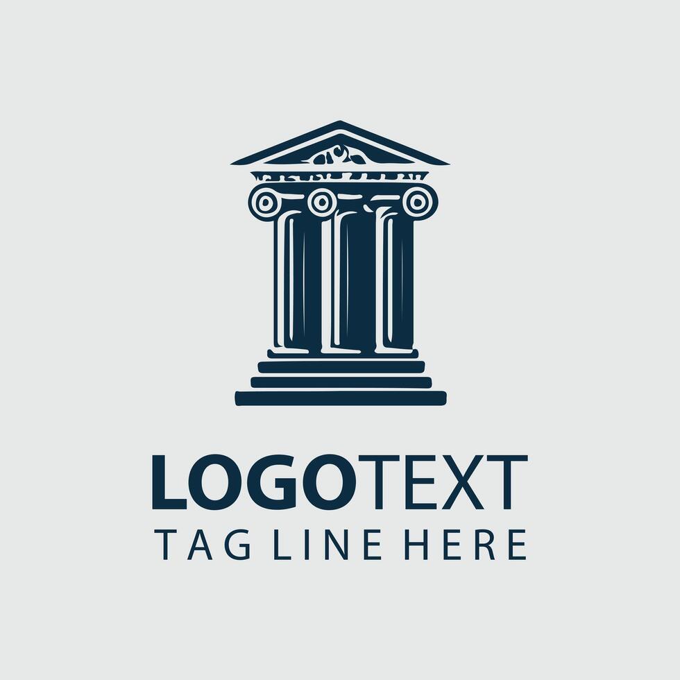 The Workshop Classical Column Logo vector