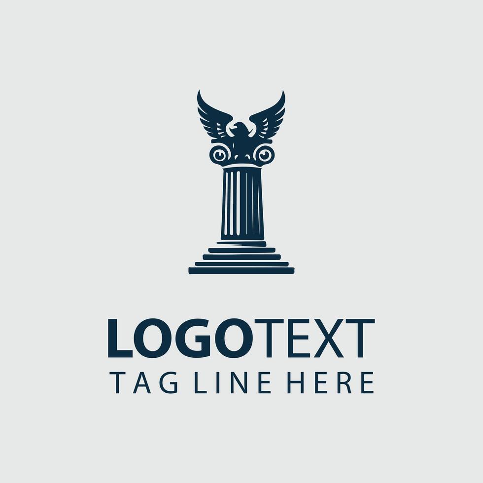 Colossal Classical Column Logo vector