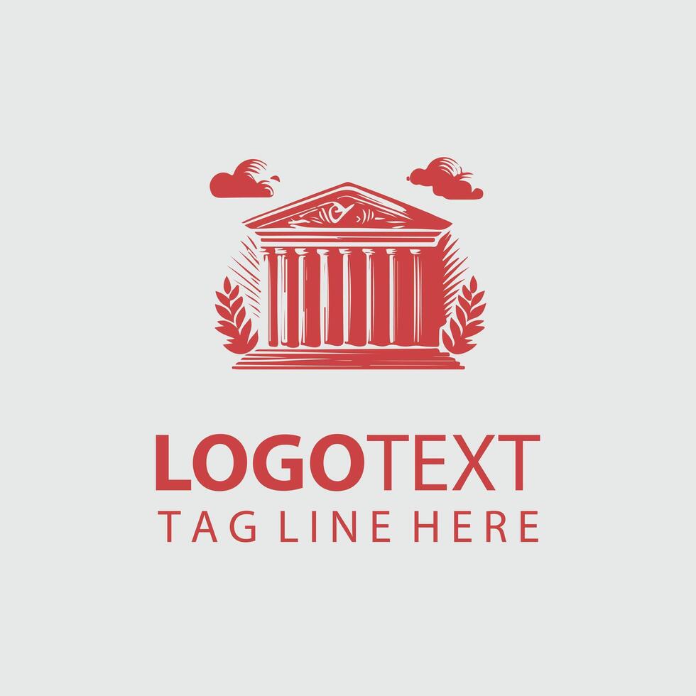 Timeless Classical Column Logo vector