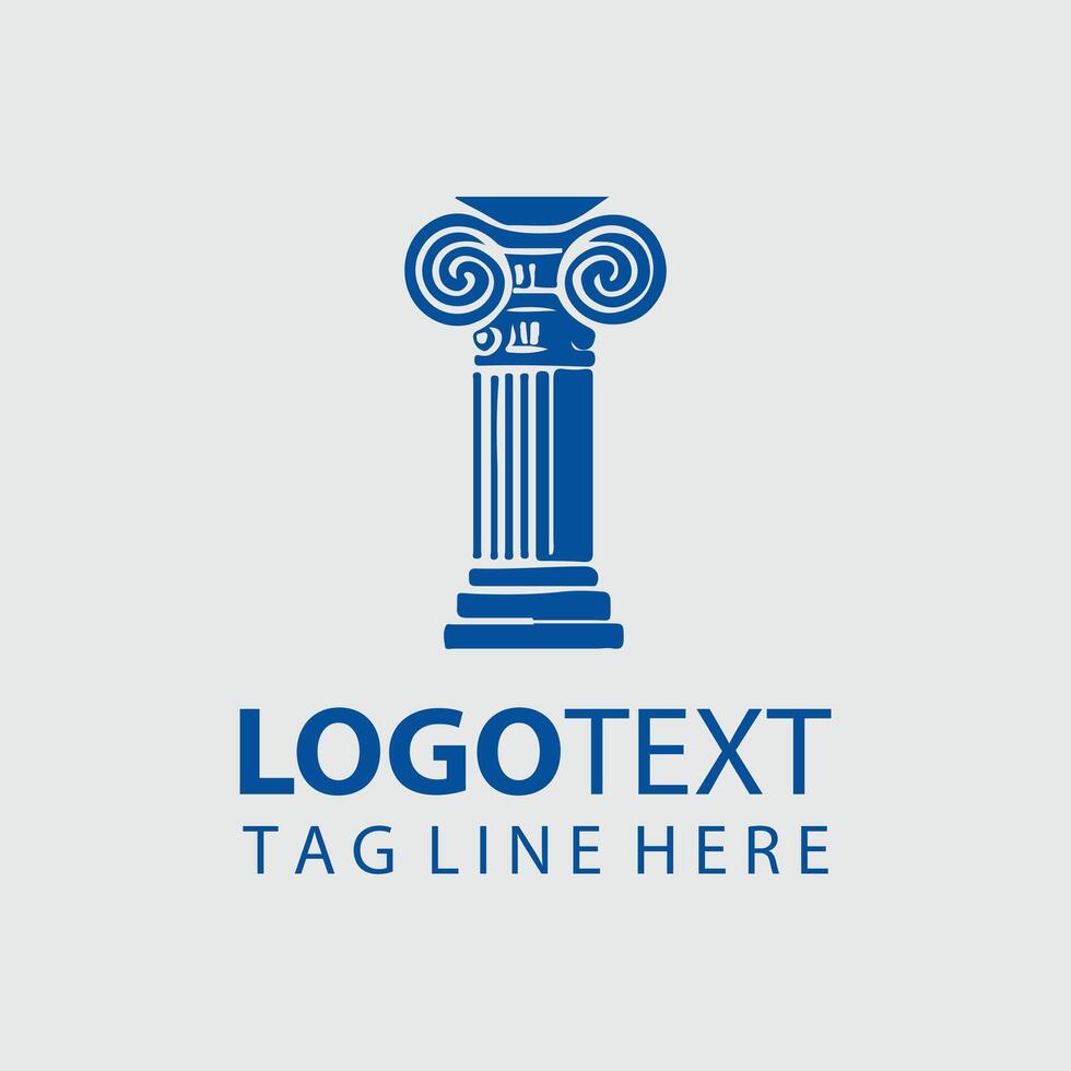 Pillar of Excellence Classical Column Logo vector
