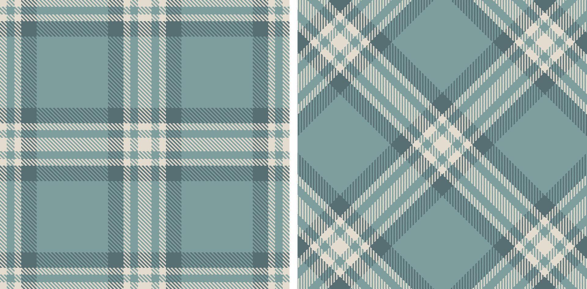 Dusty Light Grey Seamless Tartan with Cool Cool Grey accents Fabric Design vector