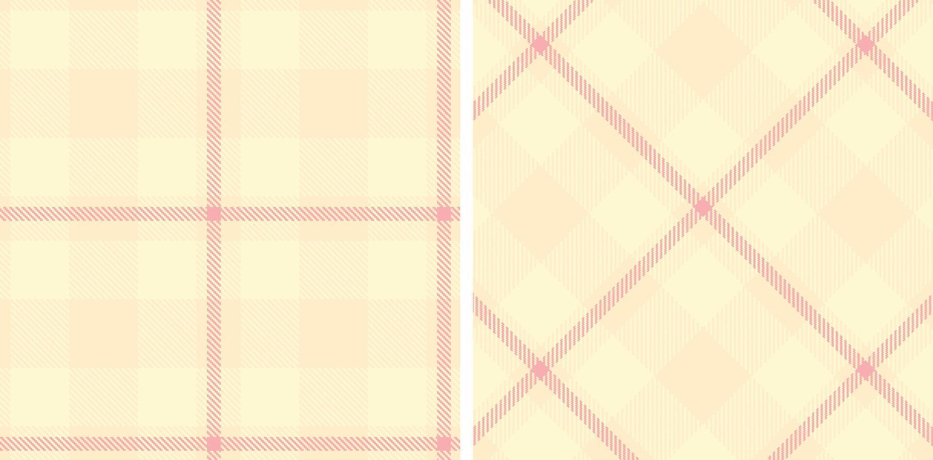 Pastel Seamless Tartan in Metallic Pale tones Fabric Design vector