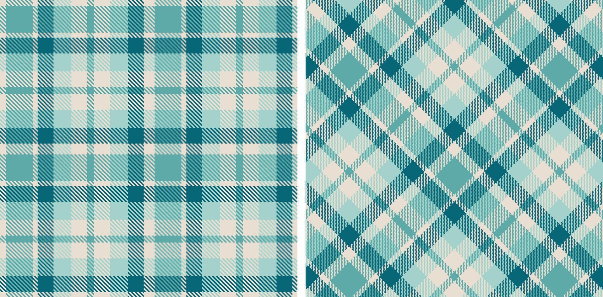 Pastel Seamless Tartan in Bright Light Grey tones Fabric Design vector