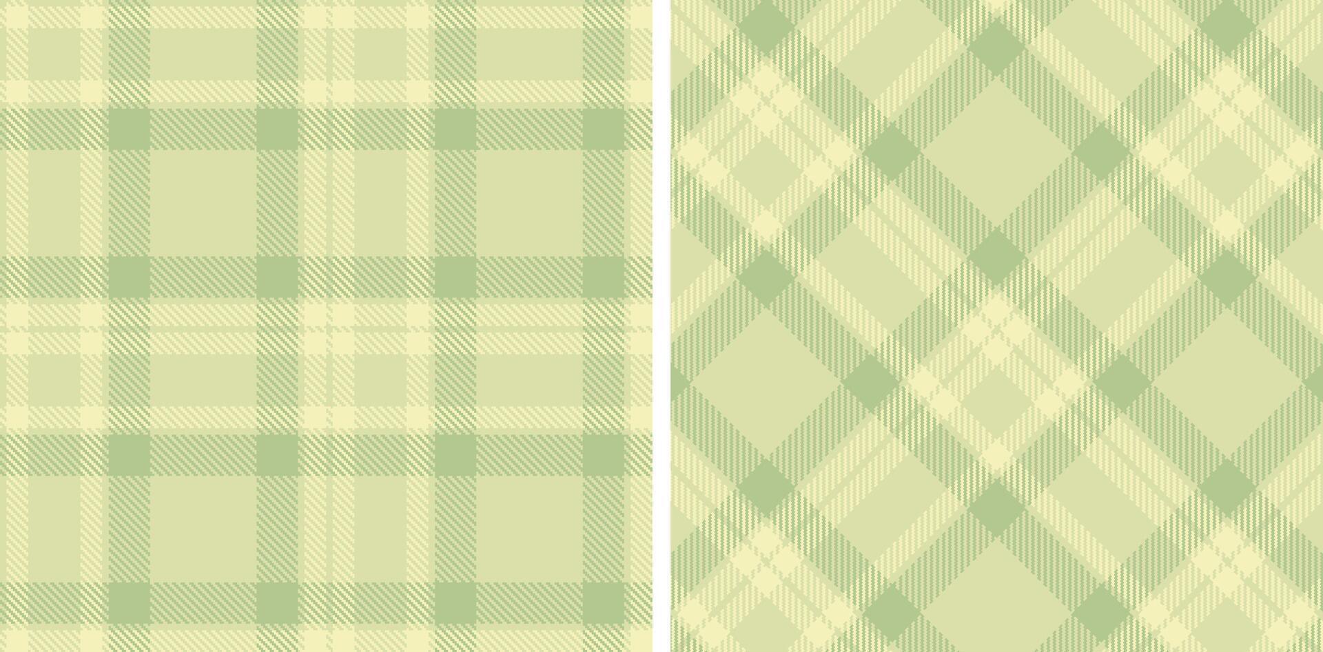 Deep Beige Seamless Tartan with Neon Egg Shell accents Fabric Design vector