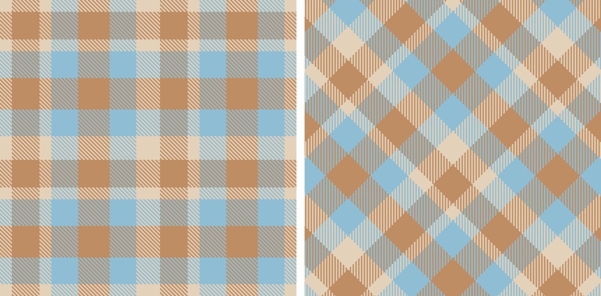 Pastel Metallic Light Peach Seamless Tartan Fabric Design Variant 332 vector