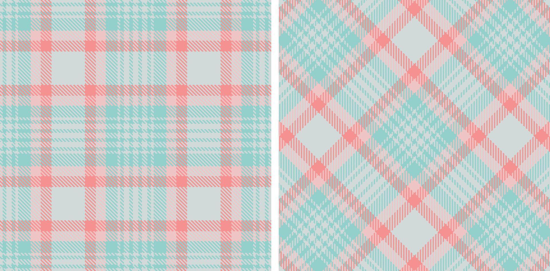 Pastel Deep Light Grey Seamless Tartan Fabric Design vector