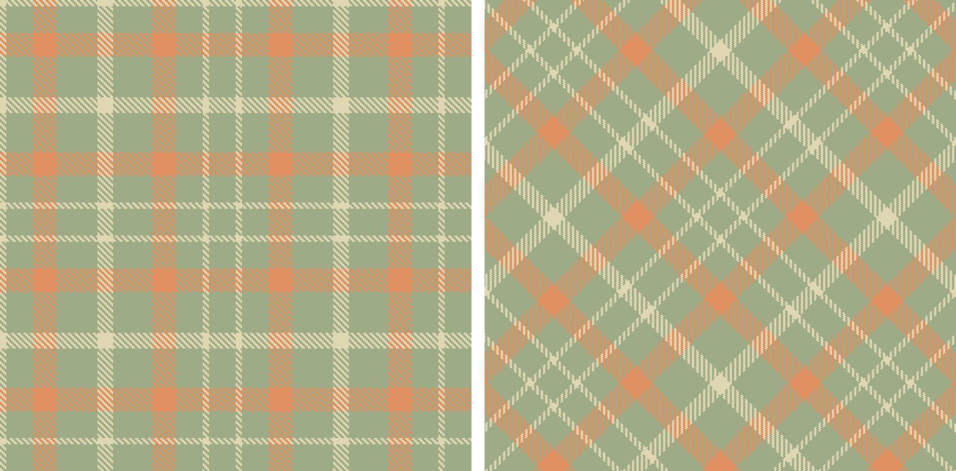 Pastel Deep Greenish Grey Seamless Tartan Fabric Design Variant 670 vector