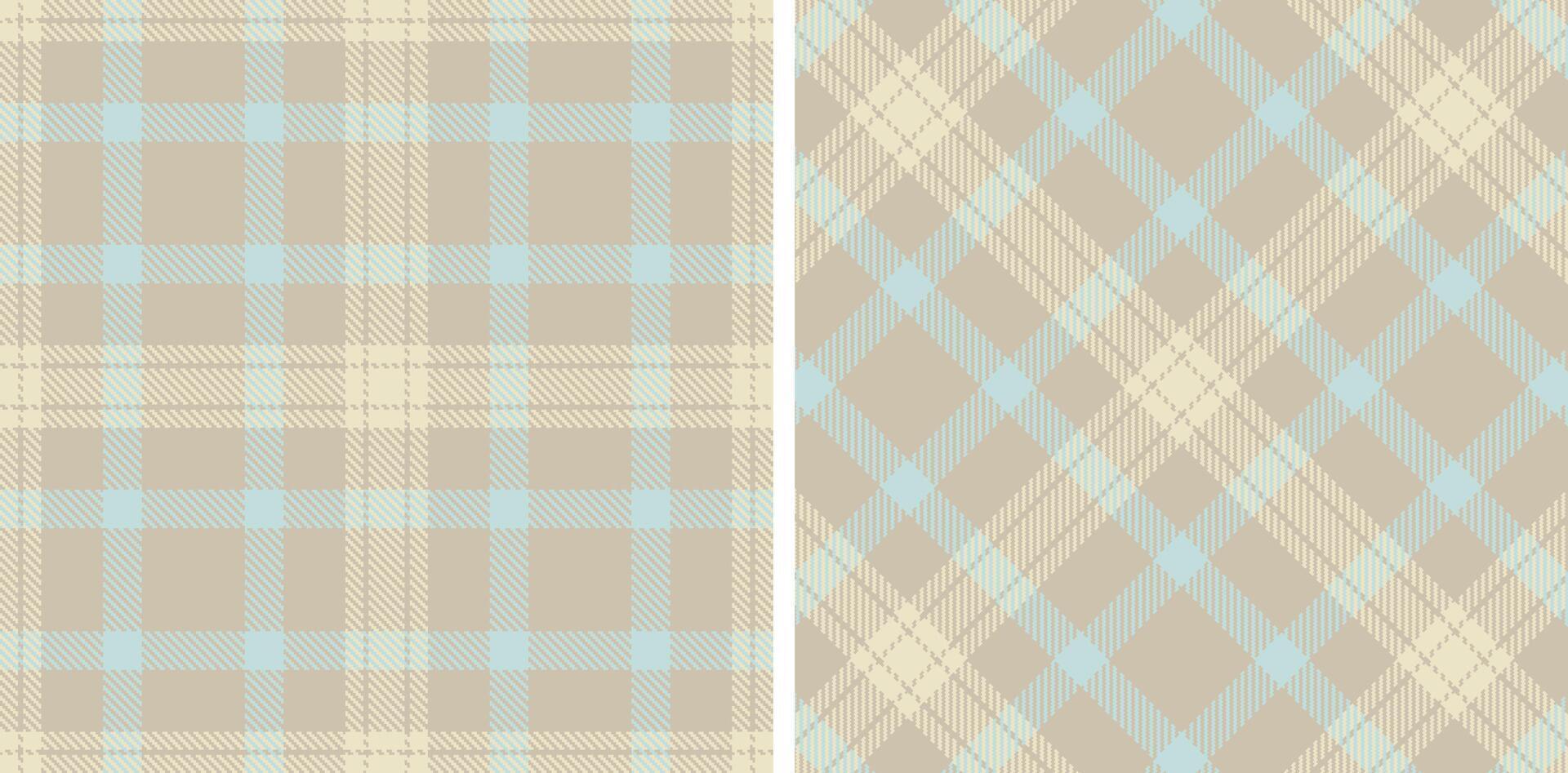 Pastel Seamless Tartan in Neon Silver tones Fabric Design vector