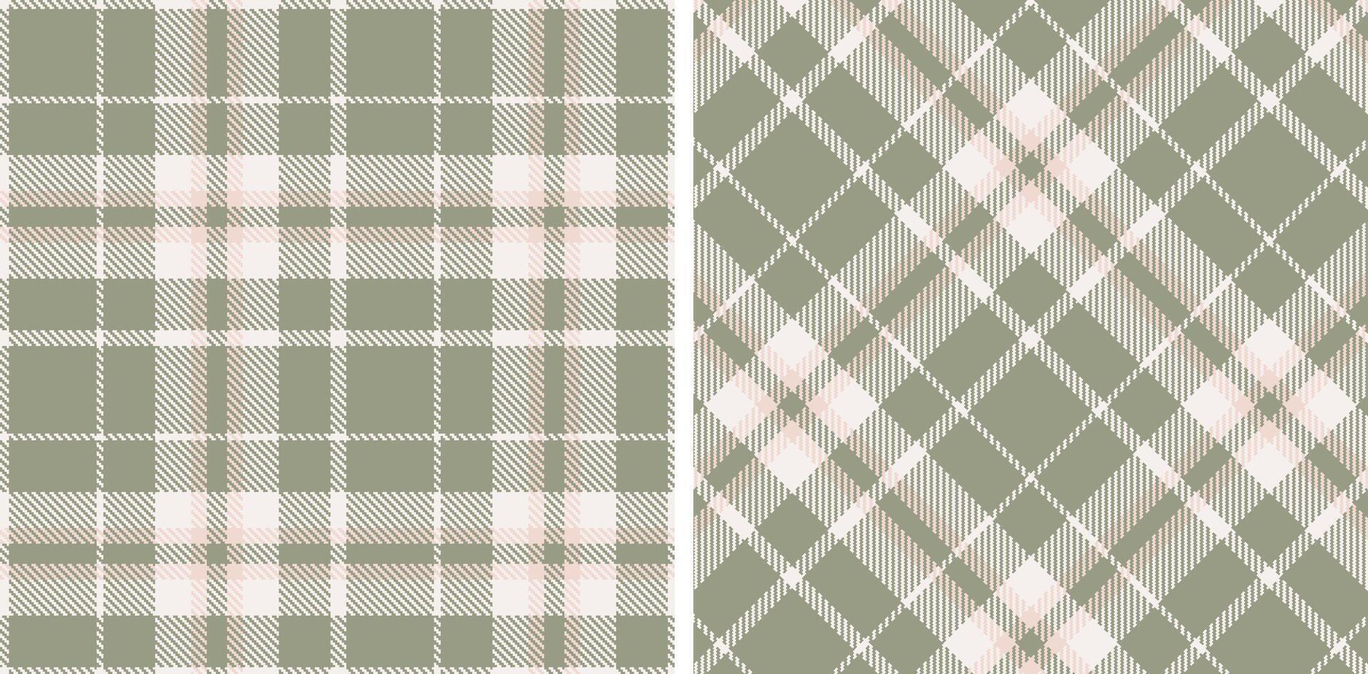 Pastel Deep Very Light Pink Seamless Tartan Fabric Design Variant 773 vector