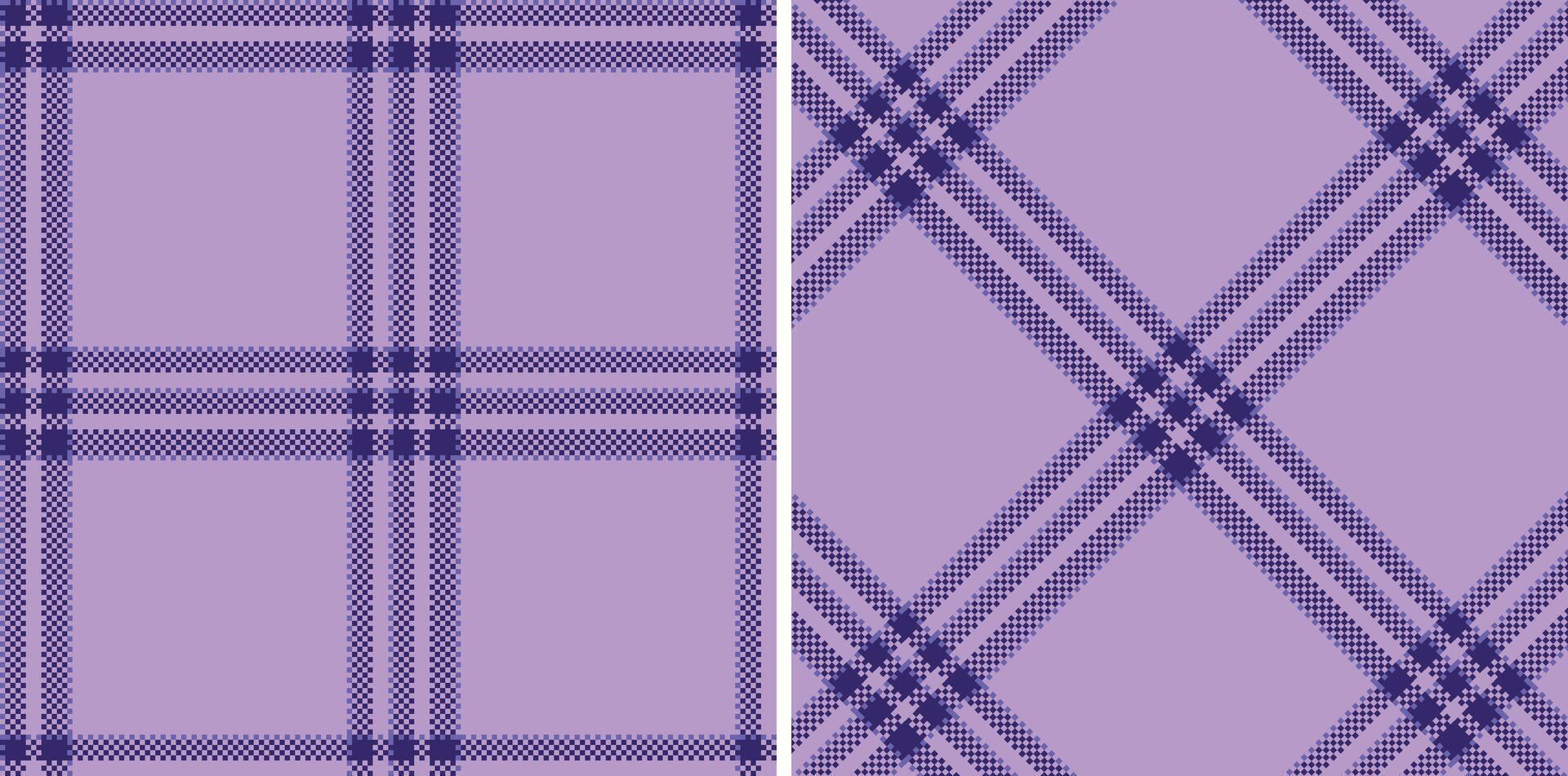 Modern Bright Light Indigo Seamless Madras Plaid Textile Design vector