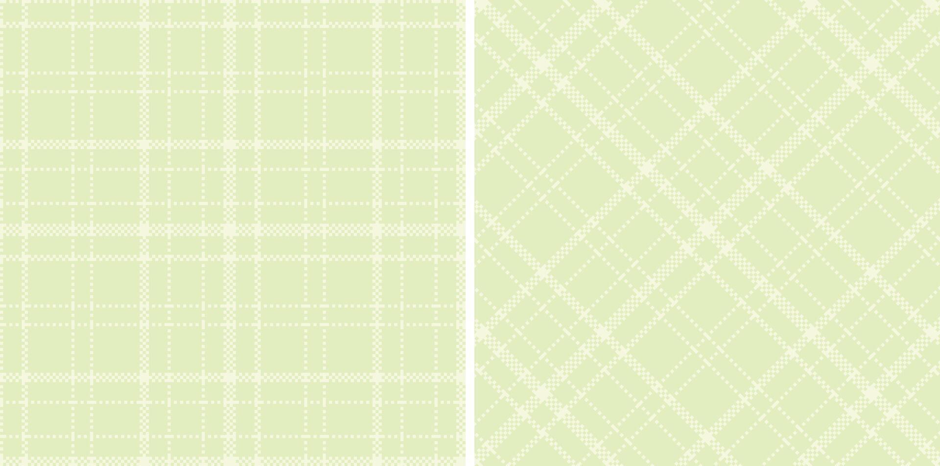 Metallic Off White and Muted Ecru Seamless Madras Plaid Textile Design vector