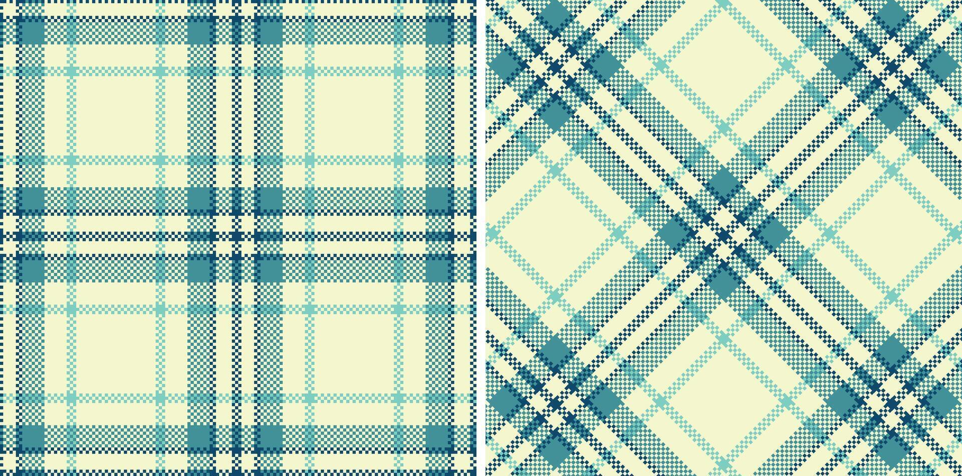 Modern Metallic Eggshell Seamless Madras Plaid Textile Design vector