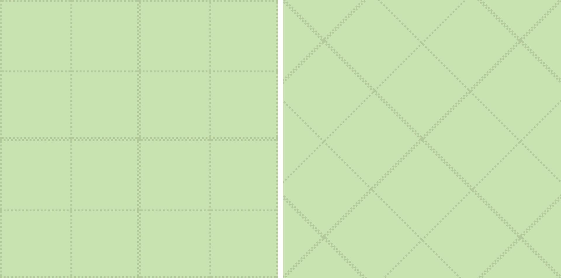Modern Seamless Madras Plaid in Bright Greenish Grey tones Textile Design vector