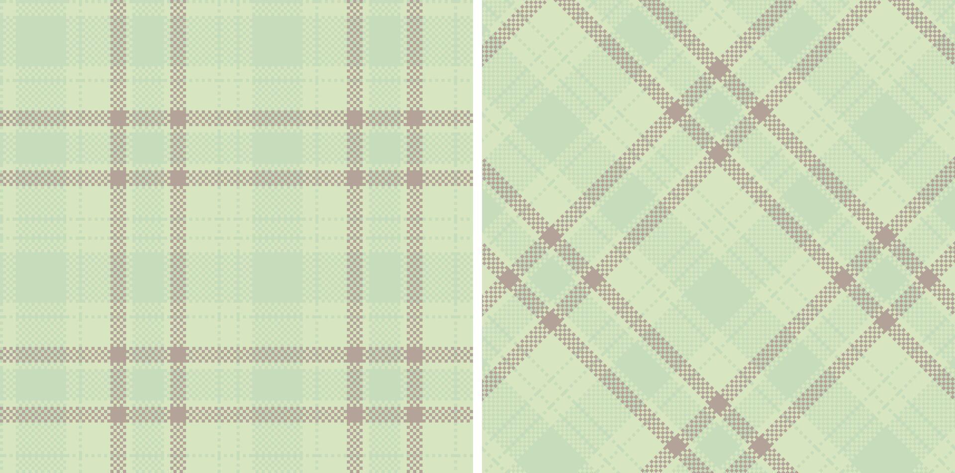 Metallic Pale Seamless Madras Plaid with Bright Greyish accents Textile Design vector