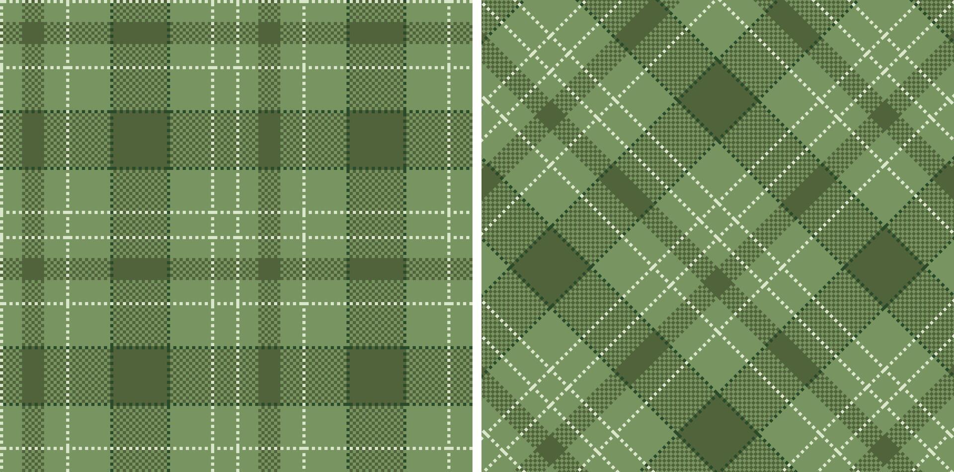 Metallic Grey Green and Smoky Off White Seamless Madras Plaid Textile Design vector
