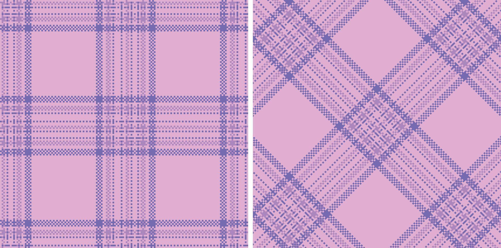 Modern Iridescent Powder Pink Seamless Madras Plaid Textile Design vector