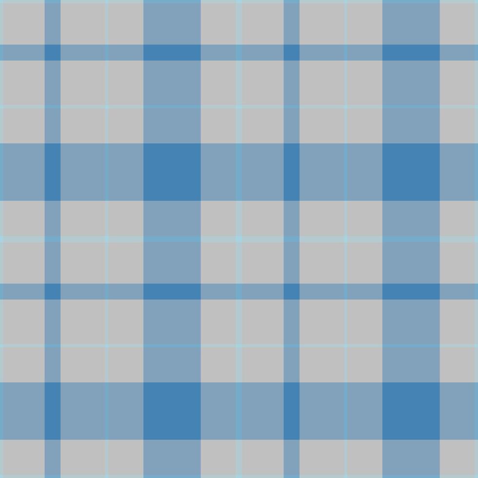 Spring Seamless Checks featuring Vivid Silver and Cool Cloudy Blue Background vector