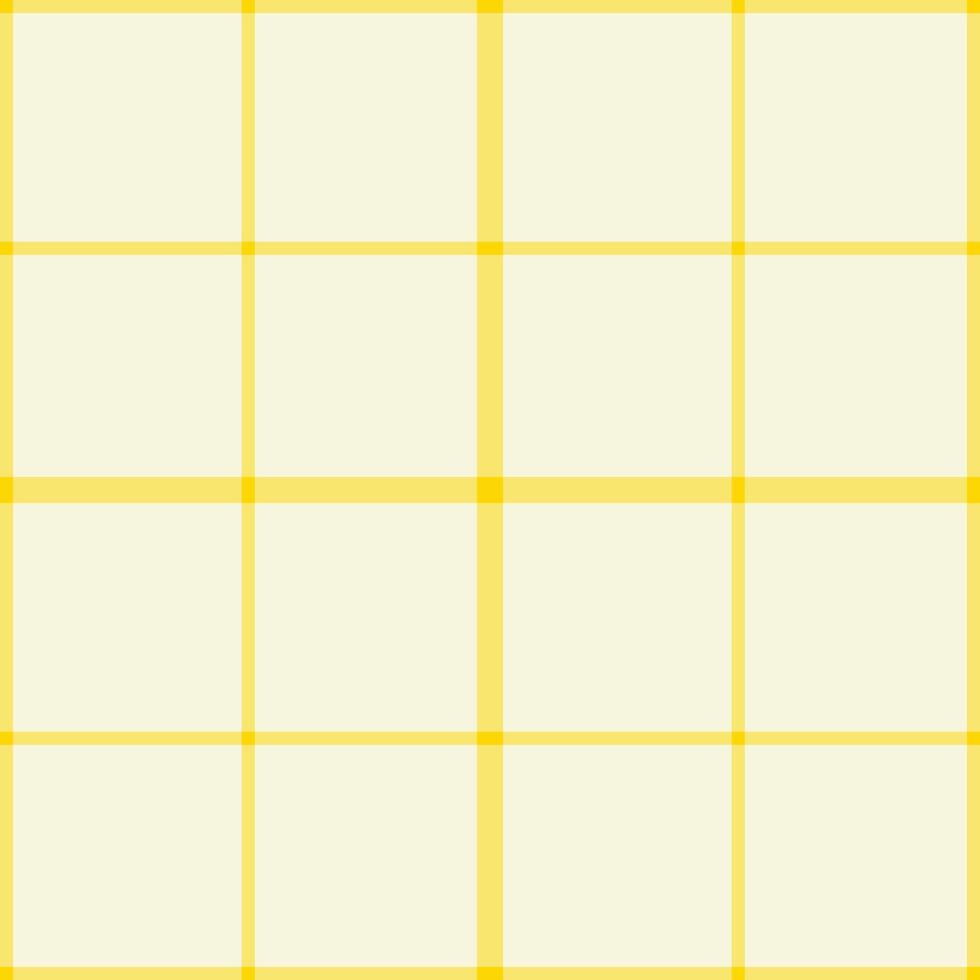 Muted Sunflower Yellow Seamless Checks with Neon Off White accents Background vector