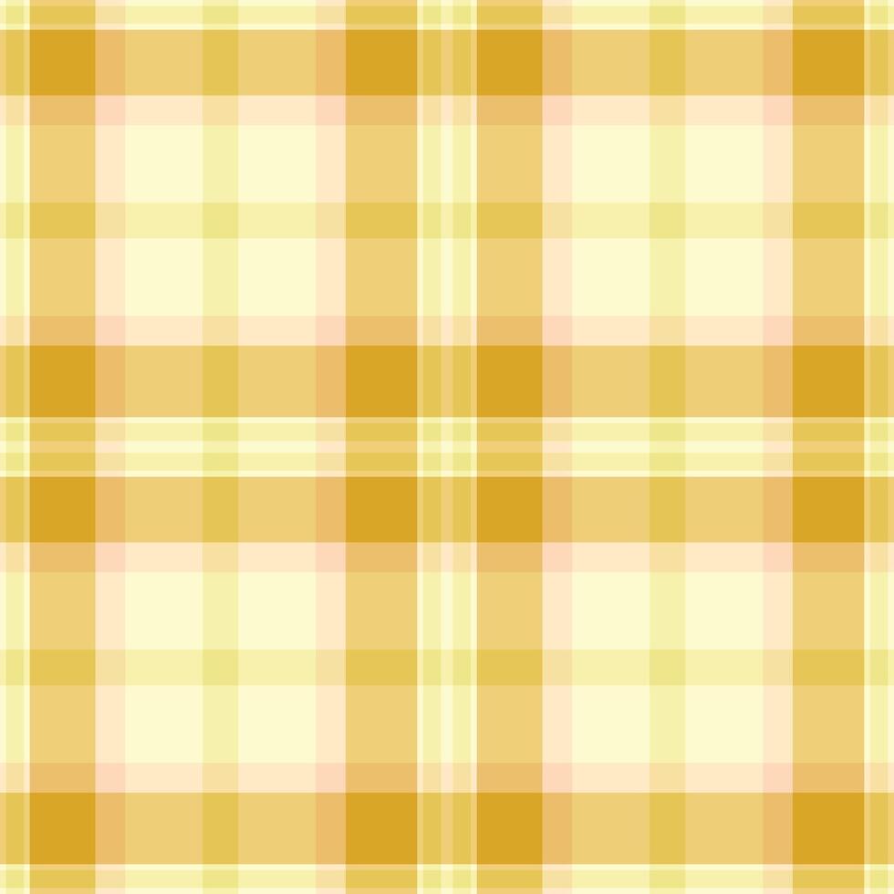 Spring Vivid Pale and Light Dark Cream Seamless Checks Background vector