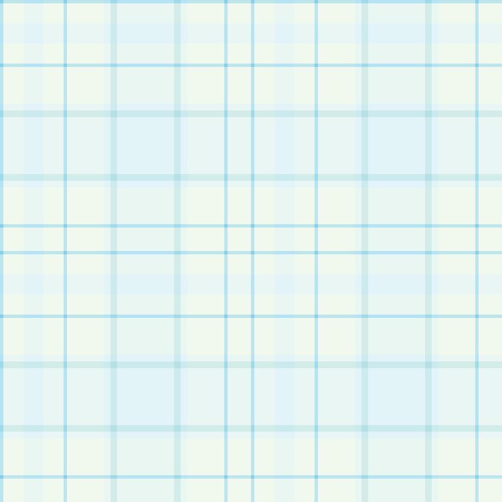 Dusty Off White and Vivid Ice Blue Seamless Checks Background vector